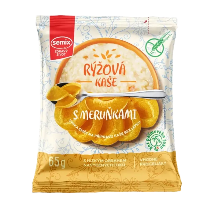 Semix Rýžová kaše s meruňkami 65g